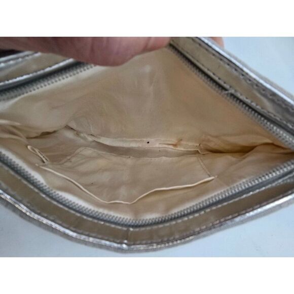 Vintage Rhinestone Mesh Evening Shoulder Bag With Chain Strap formal prom night - Picture 3 of 3